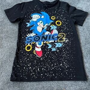 Sonic the Hedgehog Black Kids T-Shirt